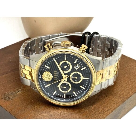 Versus by Versace Men's Watch VSP970221 Quartz Chronograph Two Tone Steel - Picture 8 of 14